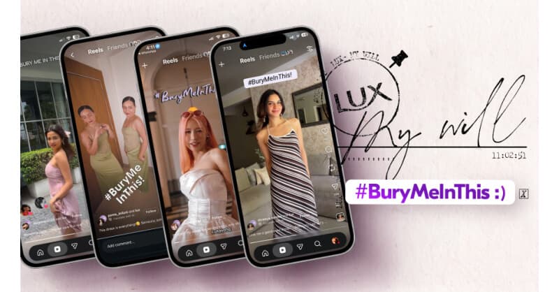LUX Transforms #BuryMeInThis Social Media Trend Into Legal Declaration of Personal Style