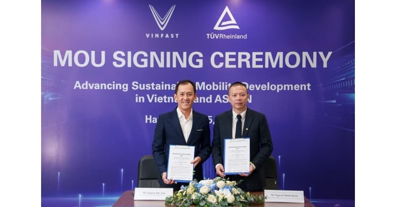 VinFast and TÜV Rheinland Partner to Boost Vietnam's Vehicle Testing Capabilities