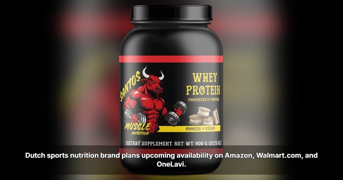 Santos Muscle Nutrition Announces U.S. Launch on Amazon, Walmart.com, and OneLavi