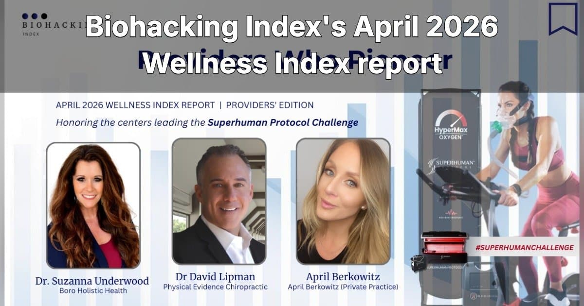 Wellness Index Report Highlights Shift from Seasonal Dieting to Cellular Health Optimization