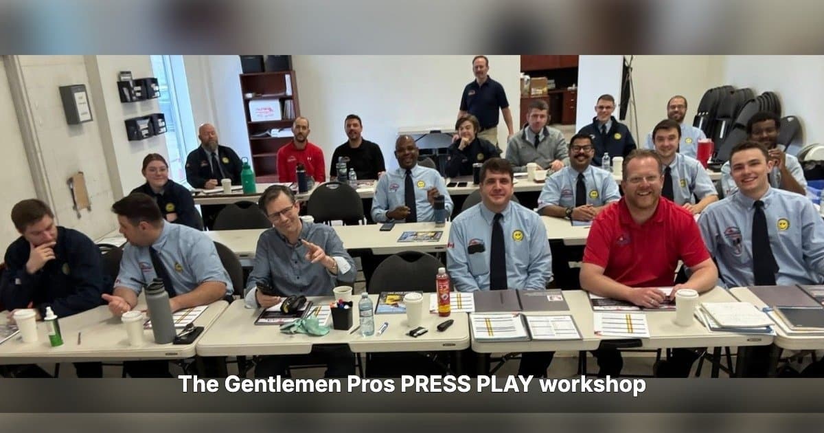 Service Excellence Demonstrates PRESS PLAY Platform's Value Through Training Engagement with The Gentlemen Pros in Canada