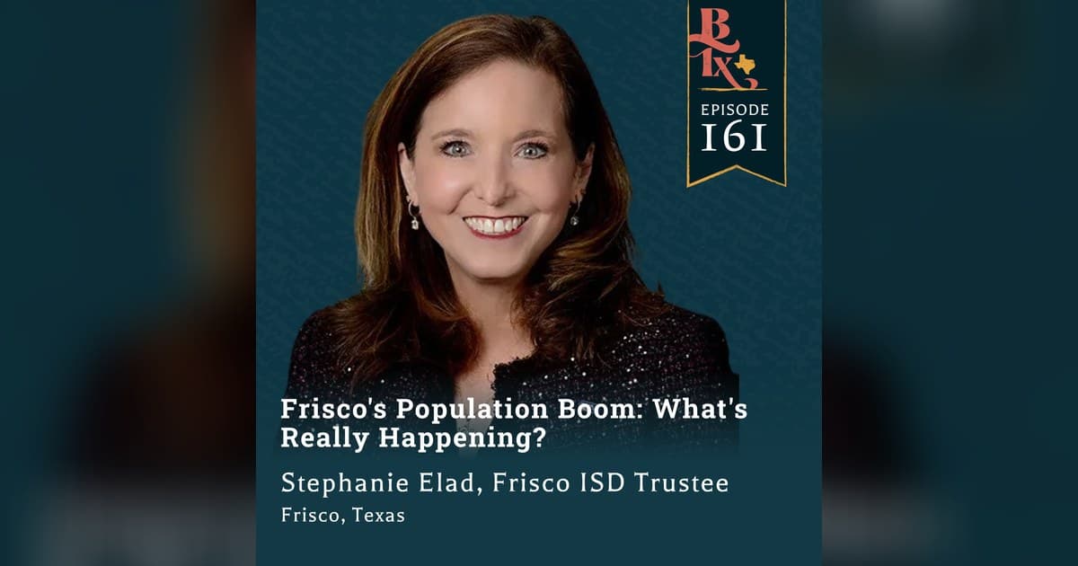 Frisco ISD Trustee Discusses Enrollment Decline, Teacher Retention, and Workforce Development on The Building Texas Show