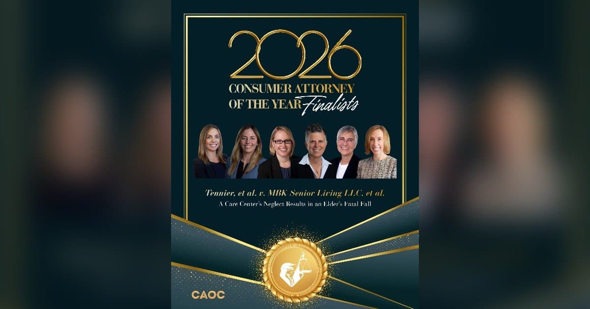 Stebner Gertler & Guadagni Attorneys Named Finalists for Consumer Attorney of the Year