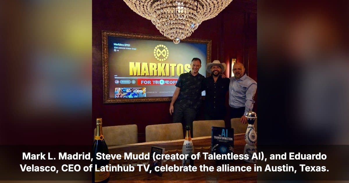 Mark L. Madrid Partners with Latinhub TV to Launch AI-Powered 'Markitos' and Expand Global Media Reach