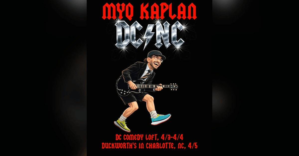 Myq Kaplan to Headline DC Comedy Loft and Charlotte Shows in April