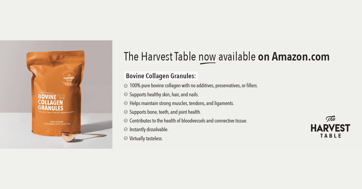 The Harvest Table to Launch Clean Collagen and Plant-Based Nutrition on OneLavi.com