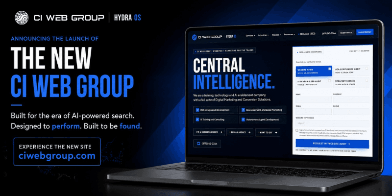 CI Web Group Relaunches Website to Target AI-Powered Search Platforms