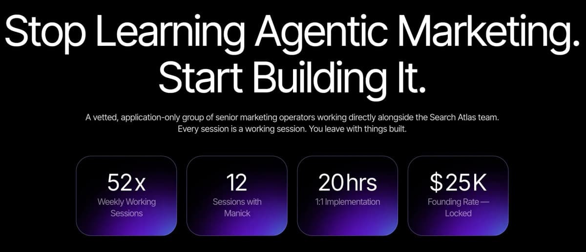 Search Atlas Launches Agentic Marketing Mastermind for Agency Owners