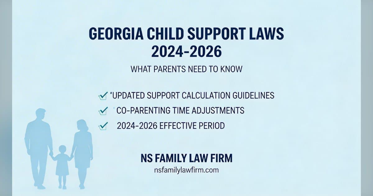 Georgia's 2026 Parenting Time Adjustment Reshapes Child Support Calculations