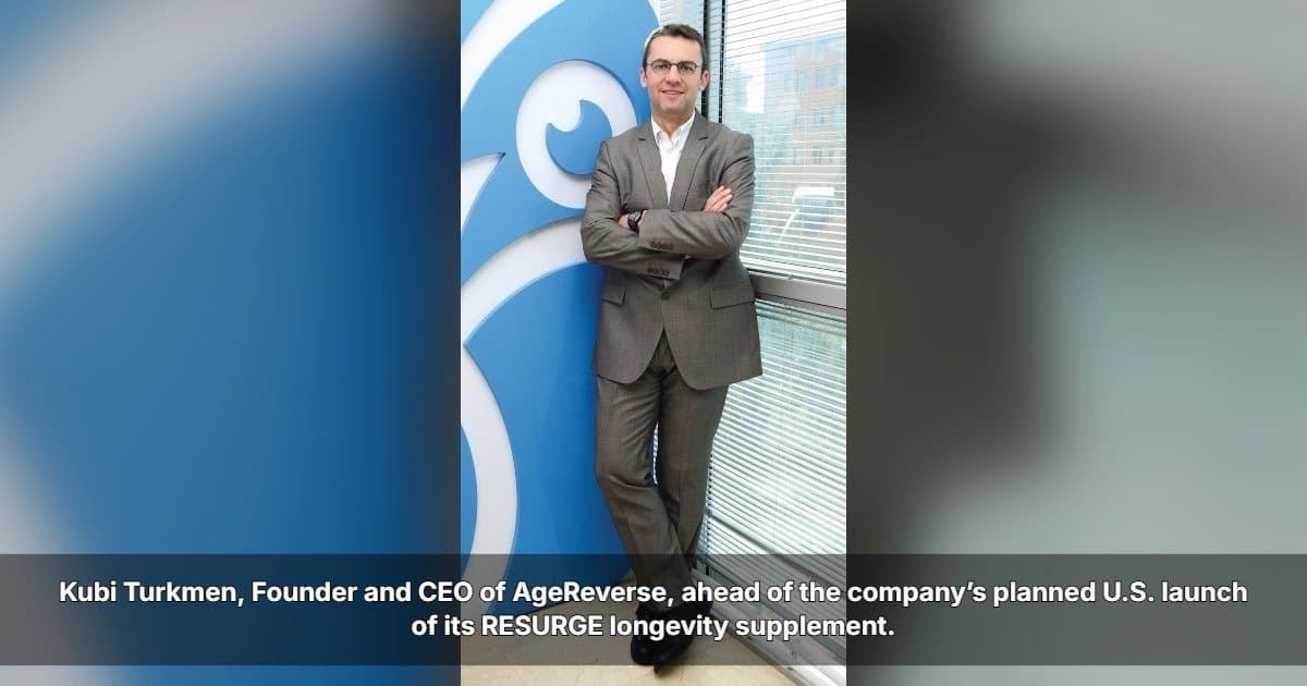 AgeReverse to Launch RESURGE Longevity Supplement in U.S., Expanding Platform Targeting Cellular Aging