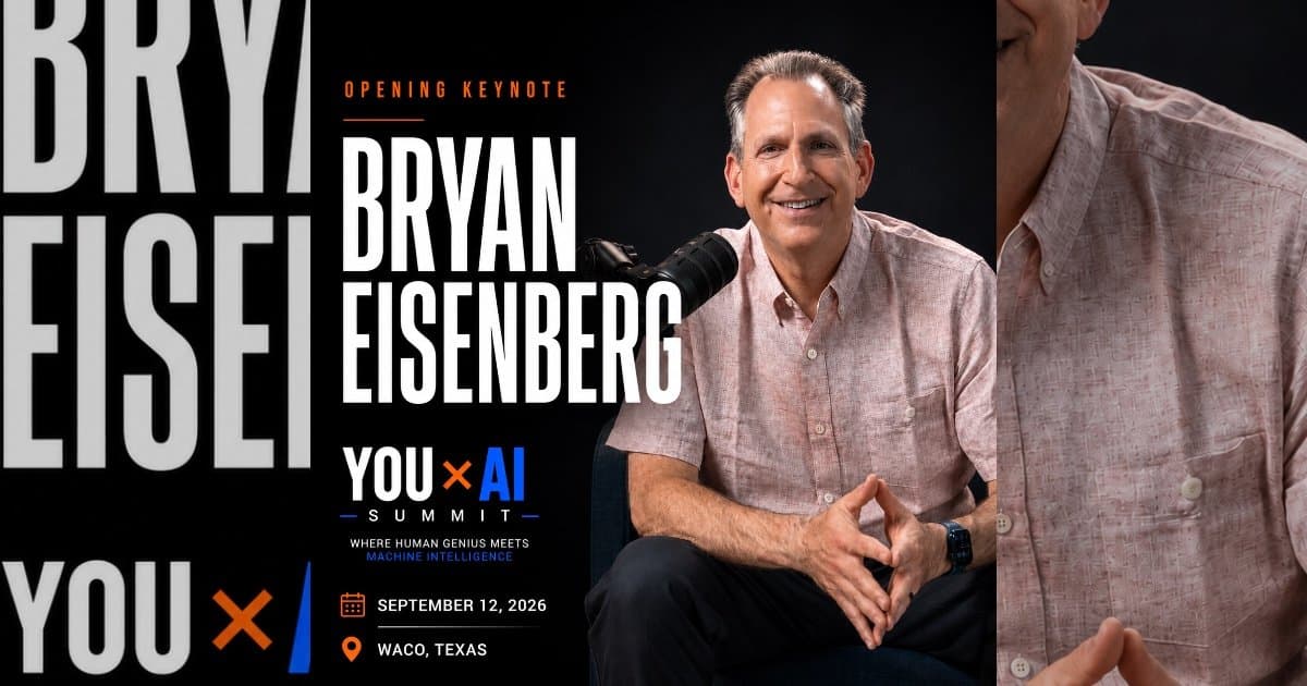 Bryan Eisenberg to Keynote YOU x AI Summit, Emphasizing Human Connection in the Age of AI
